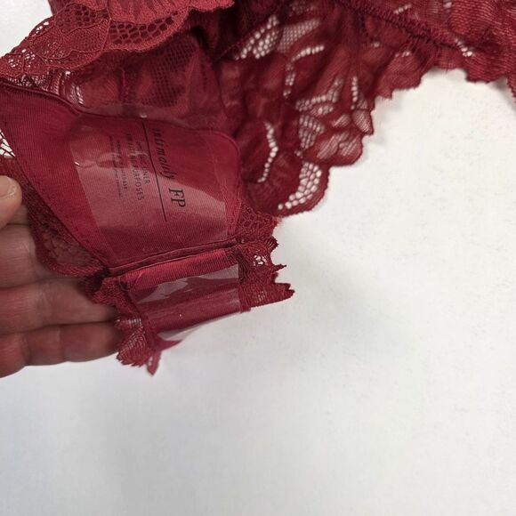 NWOT Free People Everything's Rosy Bodysuit RARE Rodeo Red Western Print Size XL - Picture 6 of 16